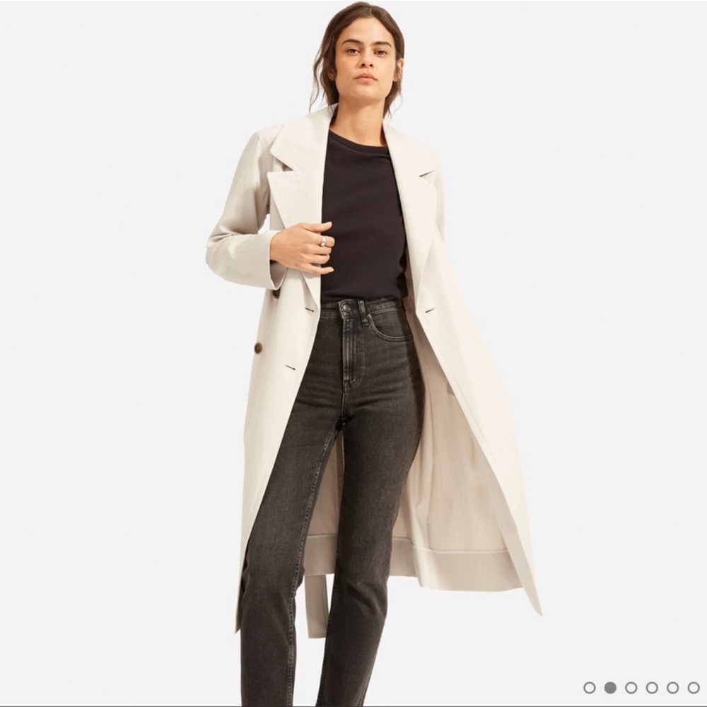 Everlane Drape Trench Sandstone Women’s Size Large